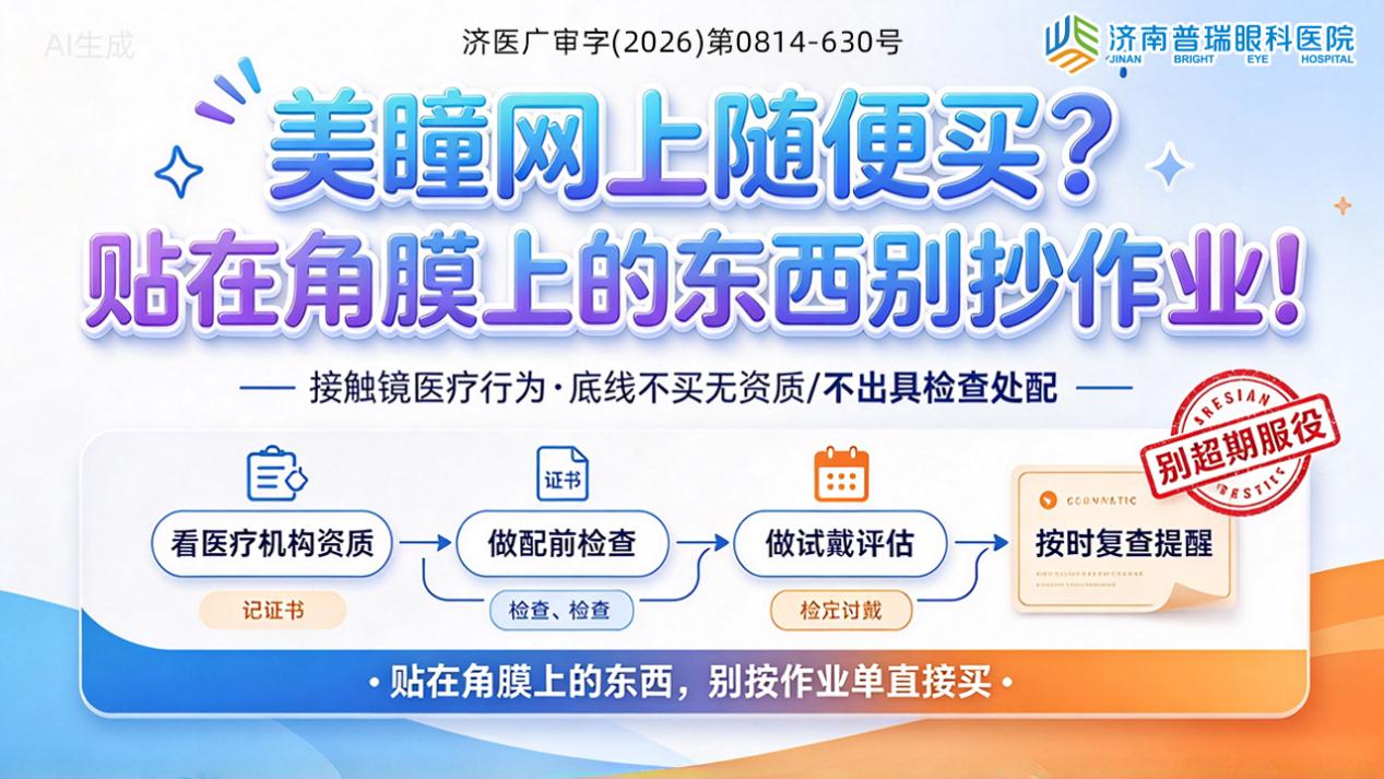 李德顺医生:美瞳和隐形眼镜,济南在哪验配才安全?认准这几个条件
