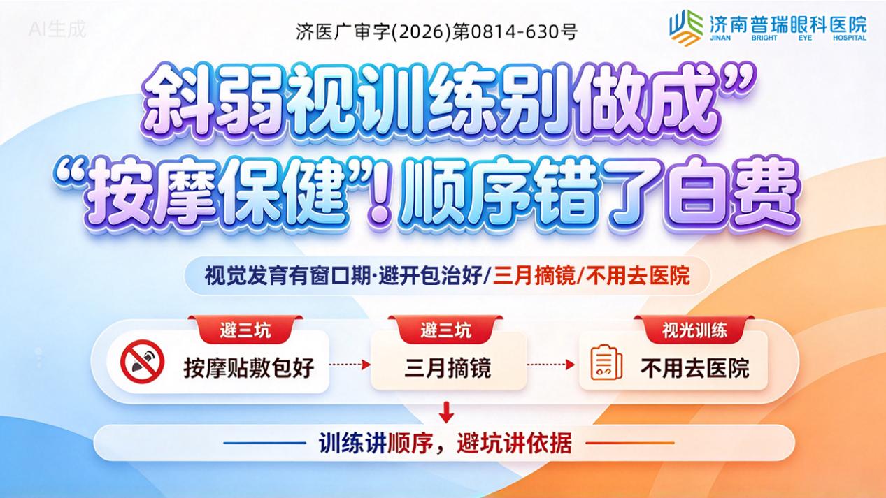 初宪华医生:济南斜弱视训练机构怎么选?别把训练做成